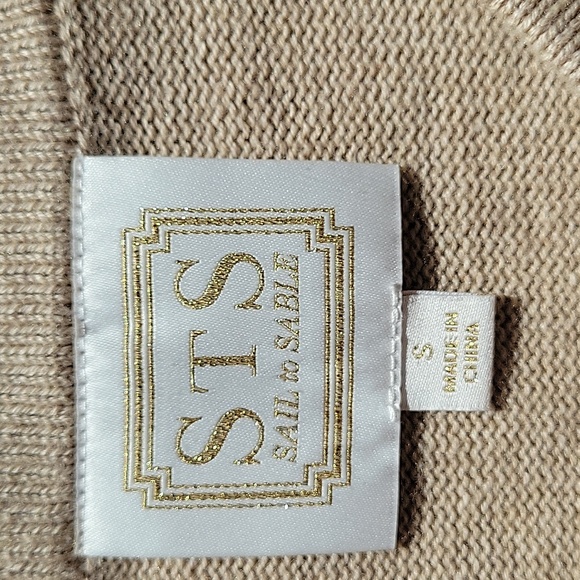 Sail to Sable Wool Blend Tan Sweater Dress - S - Picture 2 of 3